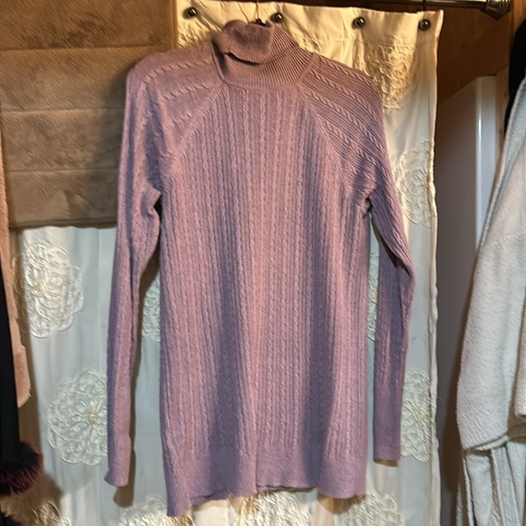 NWOT Eddie Bauer lavender purple turtleneck sweater size XL - Picture 4 of 4